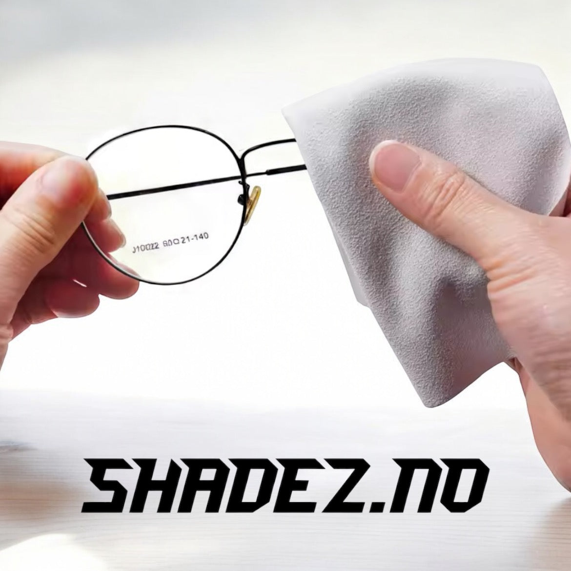 Brille- og skjermklut i mikrofiber – Antibakteriell 5-pk