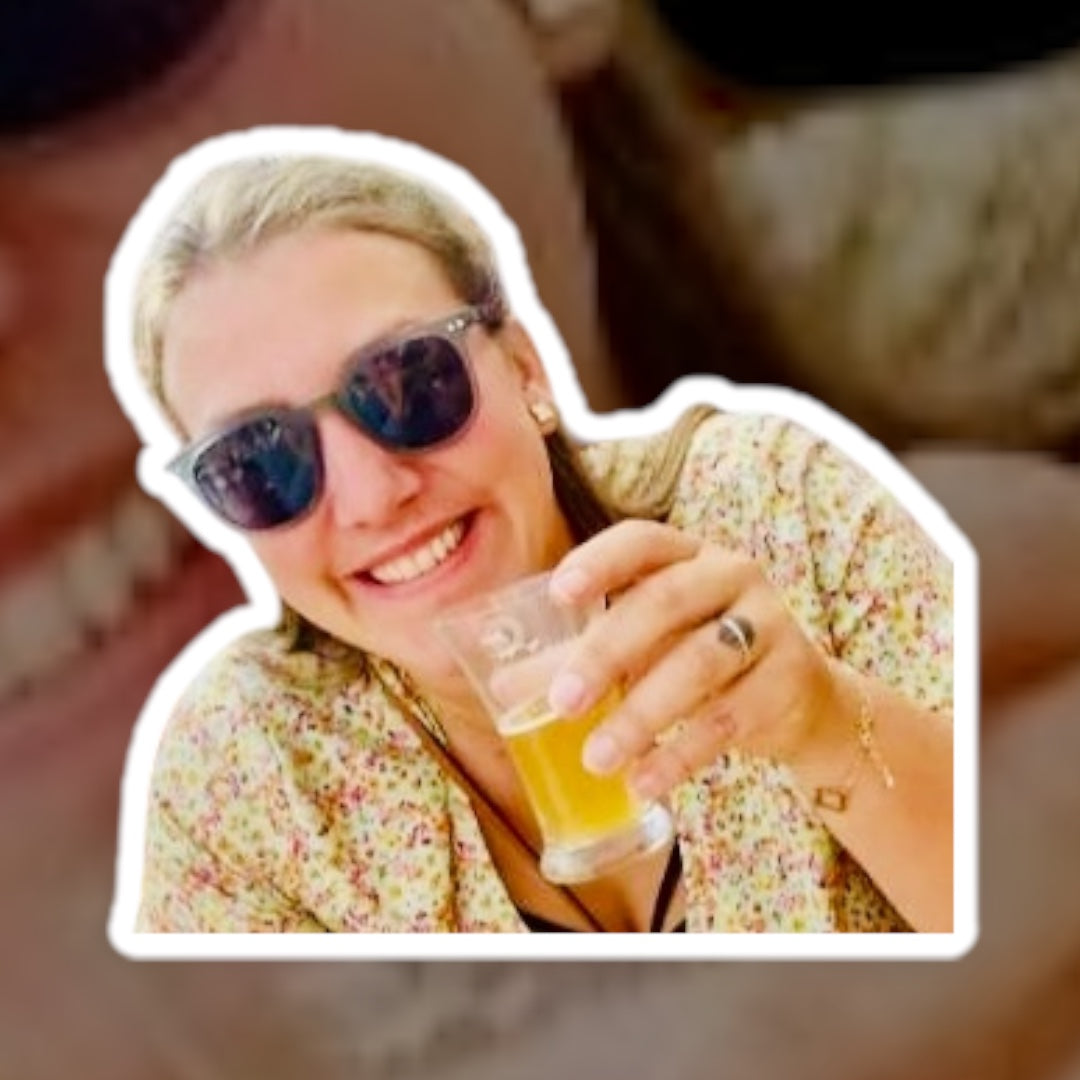 Wood Shadez Solbriller – Matt grå blå med imitert trestruktur