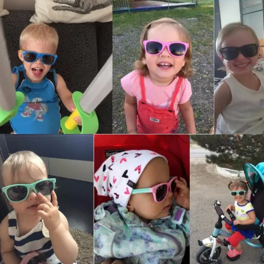 Stilige og polariserte solbriller til barn – Fleksible design for ekstra komfort