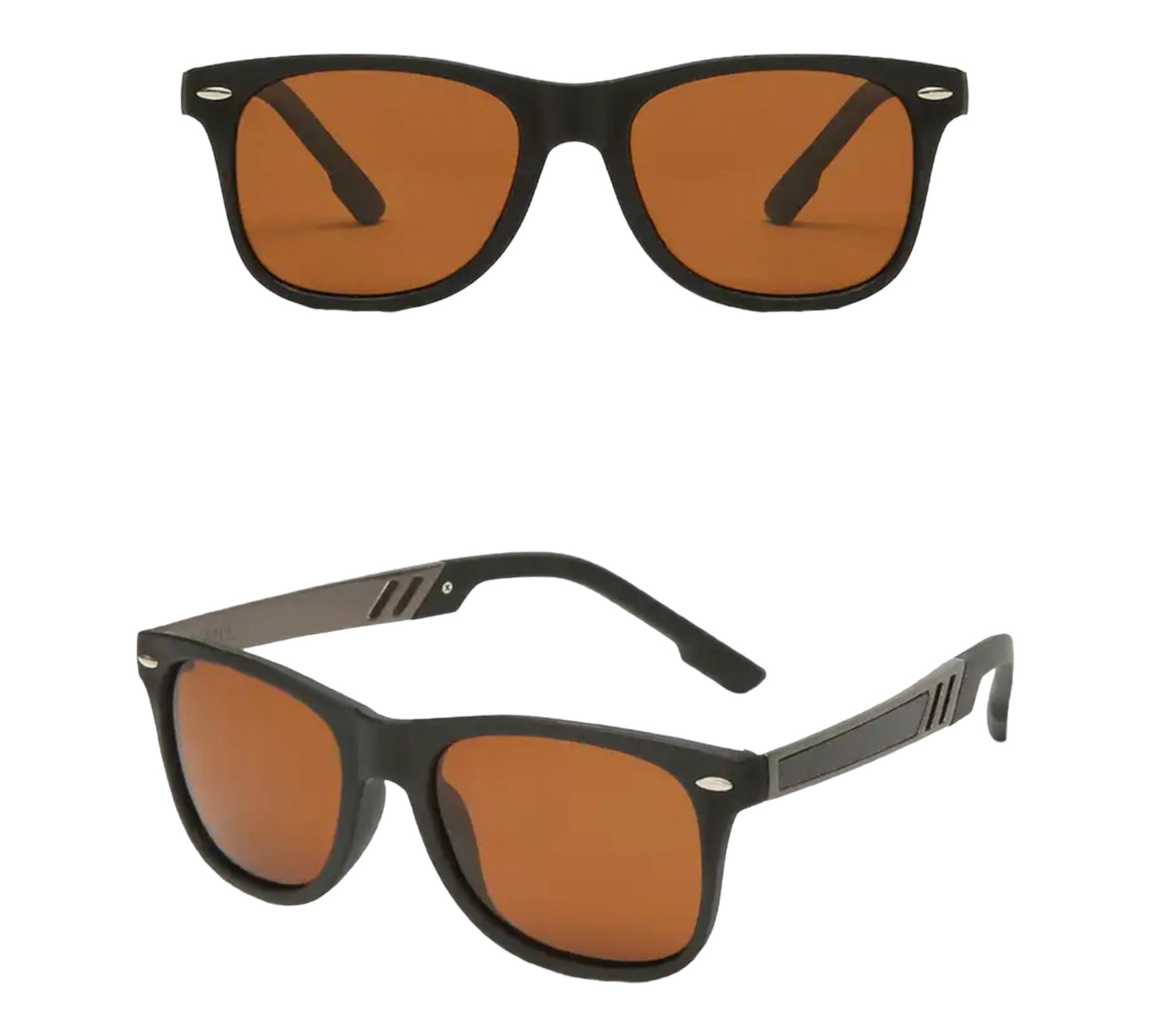 Flexi Shadez solbrille - Sort og brun