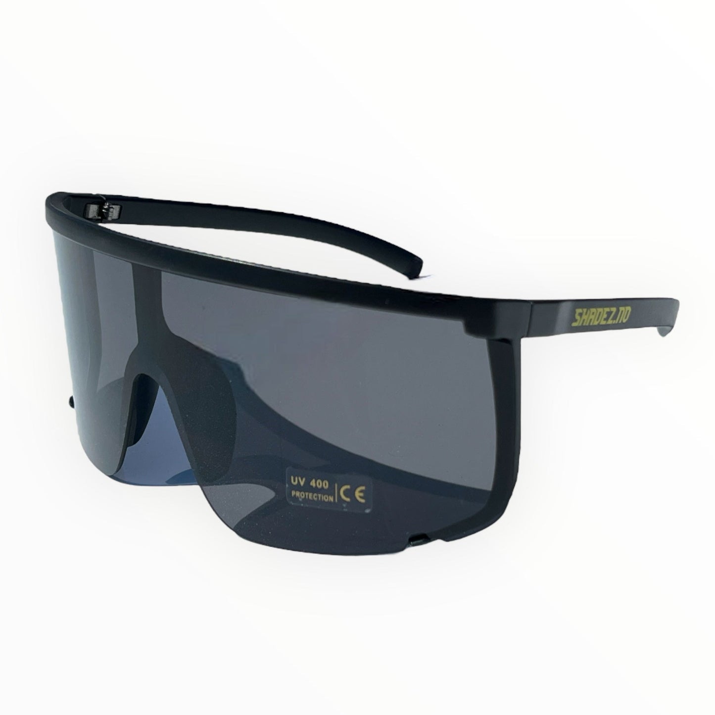 SHADEZ.NO® (sort) Raske Shades solbriller – Store, lette og UV400-beskyttet