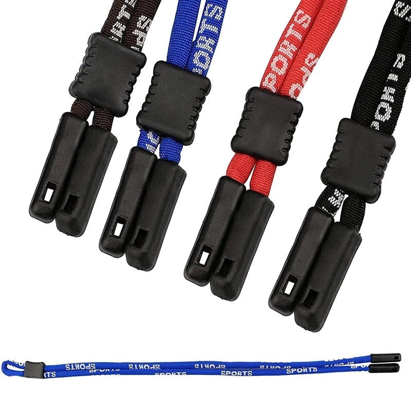 Praktisk brillesnor med festeklemme for solbriller og briller