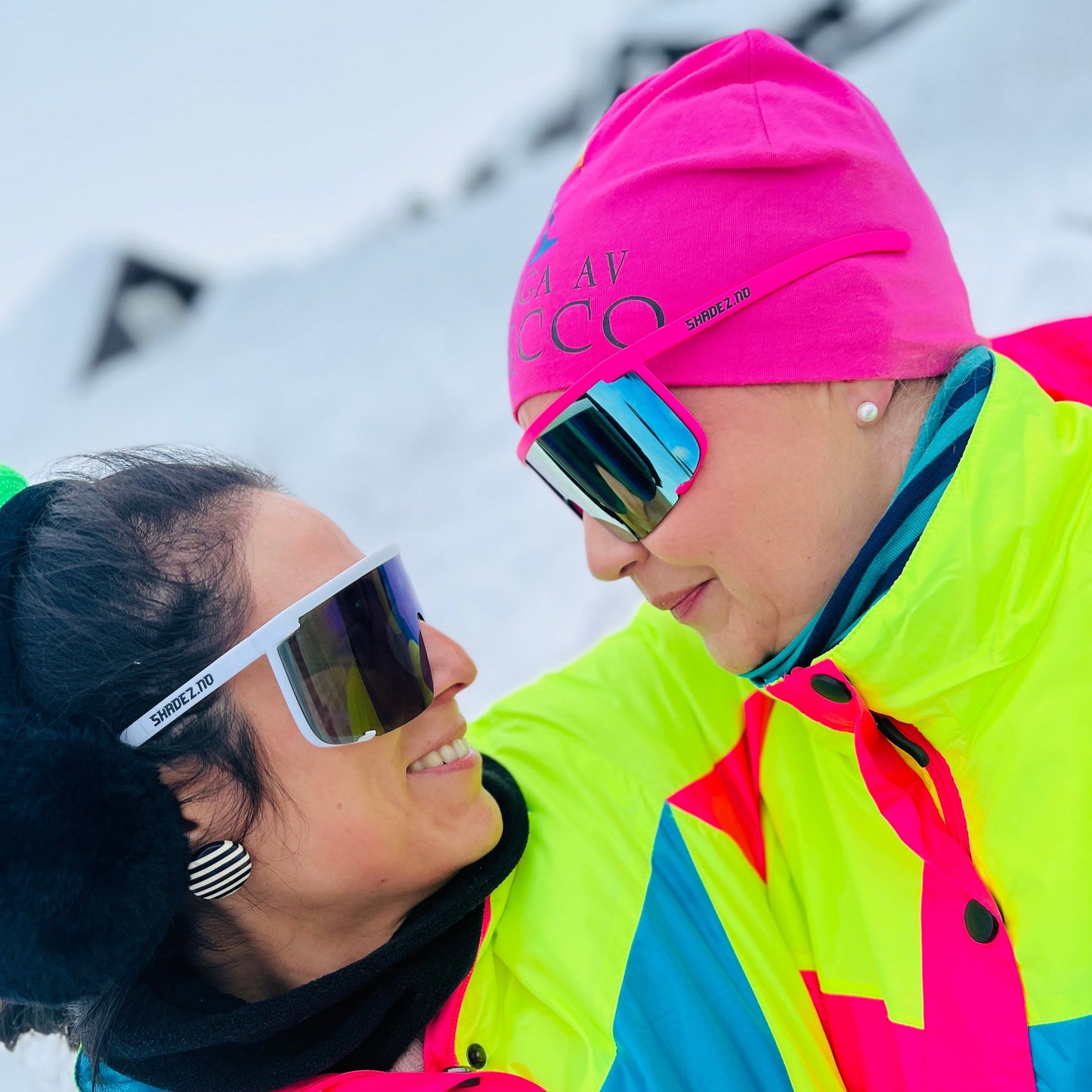 SHADEZ.NO® (rosa) Raske Shades solbriller – Store, lette og UV400-beskyttet