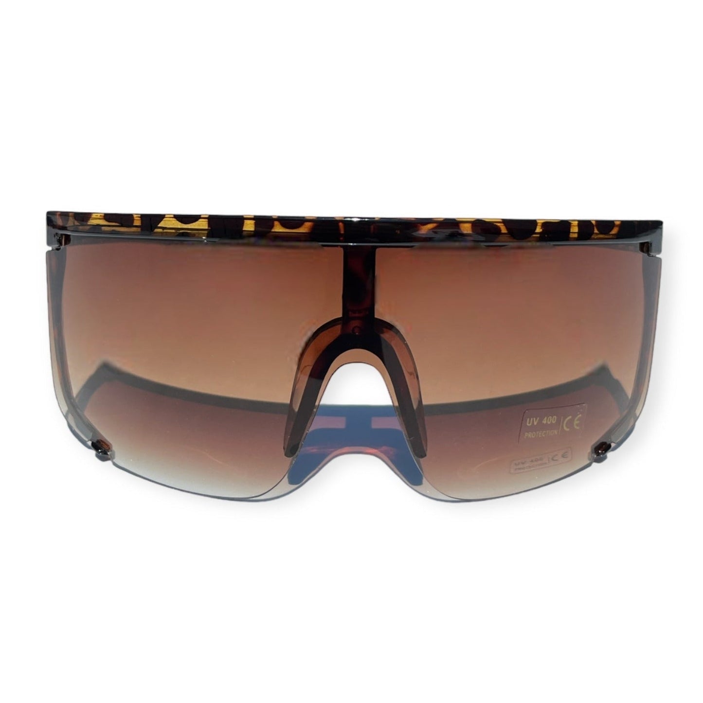 SHADEZ.NO® (leopard) Raske Shades solbriller – Store, lette og UV400-beskyttet