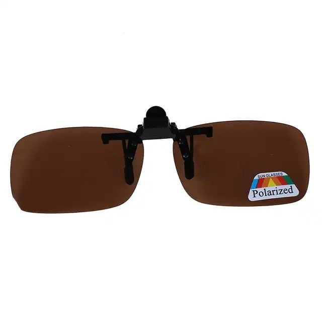 Clip-on Solbriller Polaroid - Solbrille for brille - 13x3,5