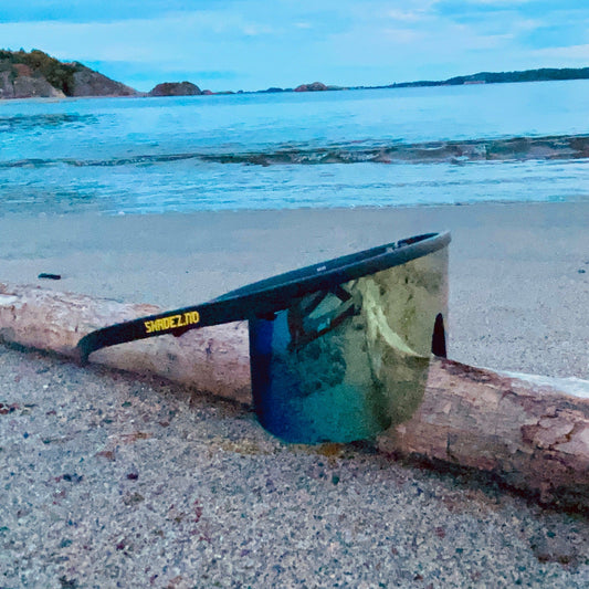 SHADEZ.NO® (sort gull) Raske Shades solbriller – Store, lette og UV400-beskyttet