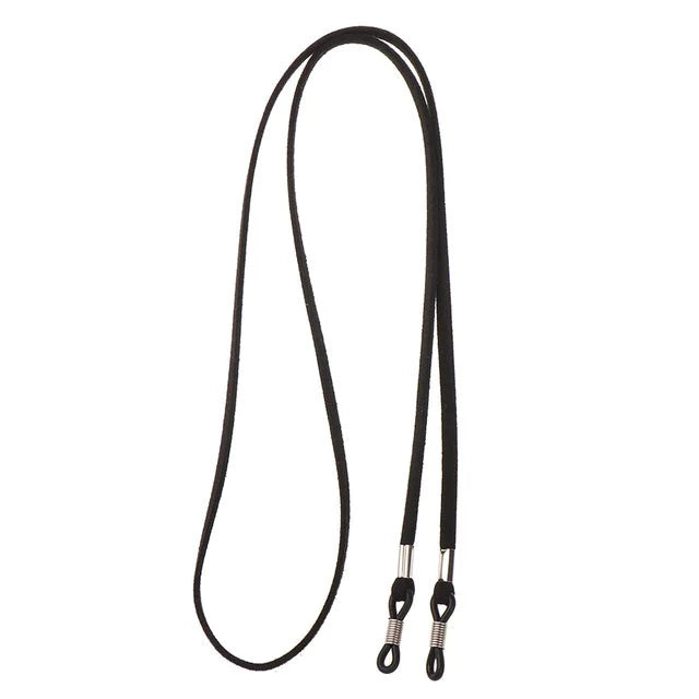 Nakkestropp til briller i lær