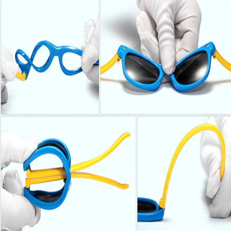 Stilige og polariserte solbriller til barn – Fleksible design for ekstra komfort