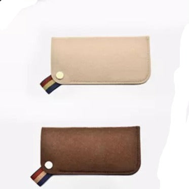 Premium filt brilleetui for sikker oppbevaring av briller