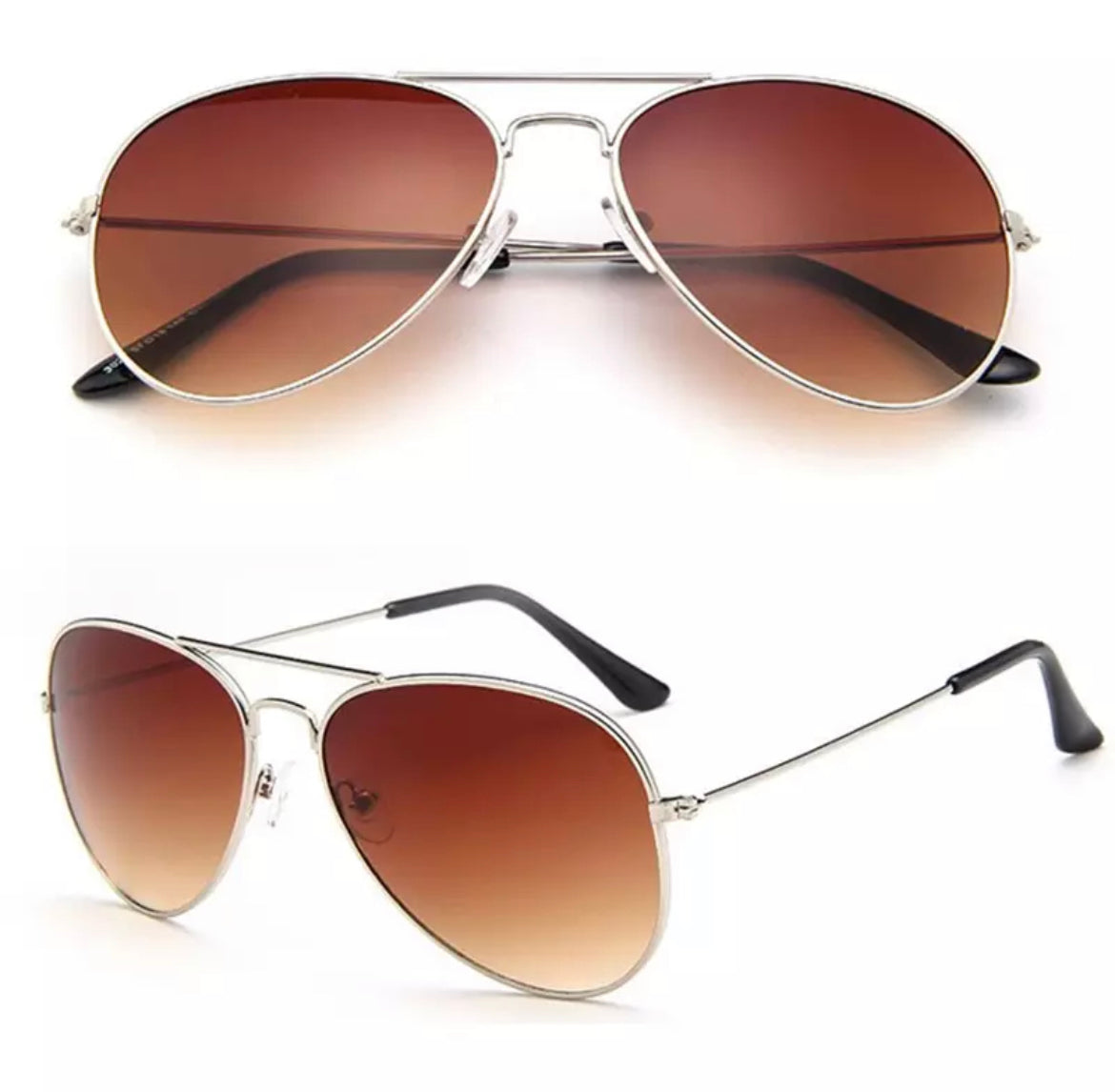 Pilotsolbriller med metallstang