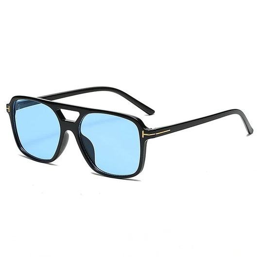 Retro Vintage solbrille - Sort og blå