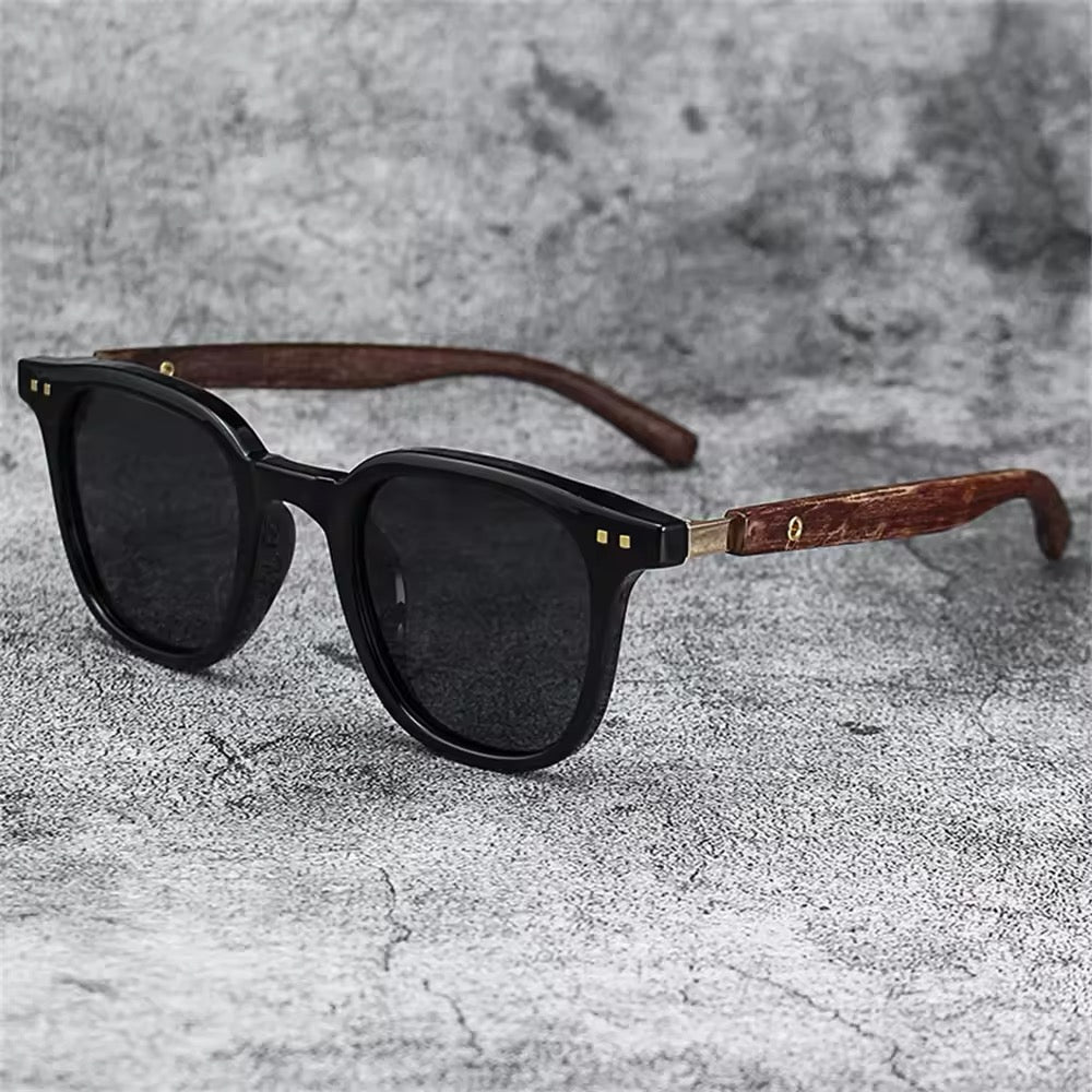 Wood Shadez solbrille - Sort blank