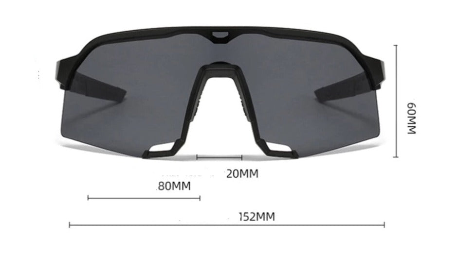 Black Ops solbrille - Grå transparent flerfarget