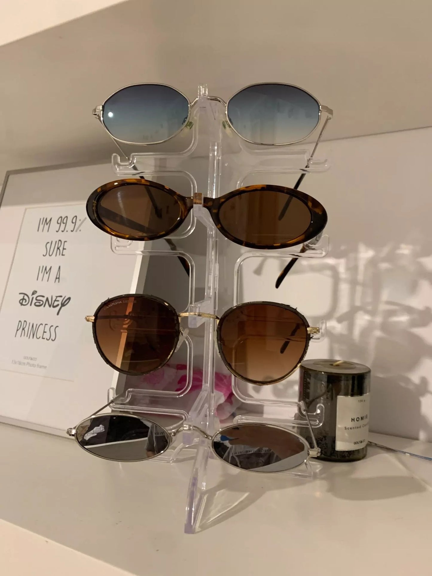 Solbrillestativ - 4 solbriller